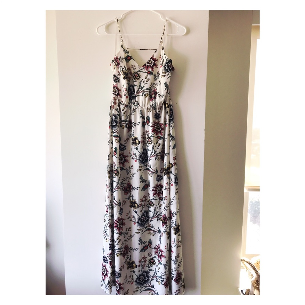Loft floral maxi dress